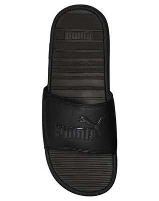 $40 • Buy Puma Cool Cat V Sport Slides With Strap Closure- Black/ Black Logo Mens US12