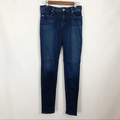 J Brand Women's Super Skinny Jeans Size 29 Blue Dark Wash Mid Rise • $22