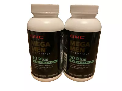 2 X  Mega Men 50-Plus One Daily Multivitamin 60 Caplets Each Bottle • $19.99