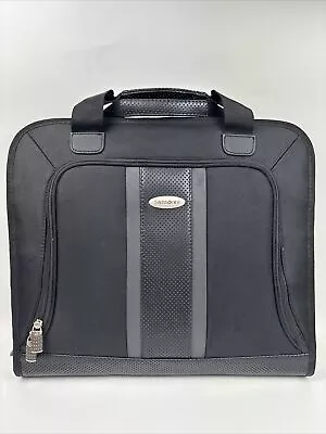 Samsonite Laptop Bag Load 15  Laptop Brief Case In Black Immaculate • £0.99