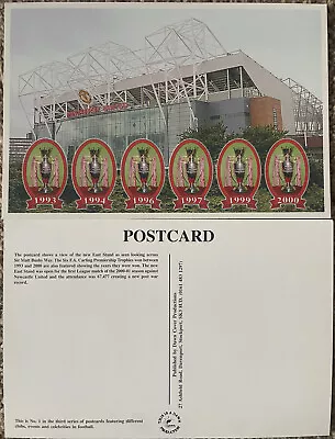 Manchester United Unused Postcard • £3.15