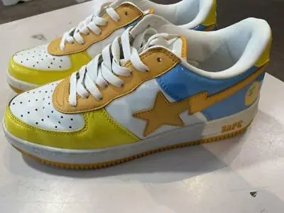 A BATHING APE Bapesta Sneaker Shoes Multi Low US10 Used From Japan • $798.07
