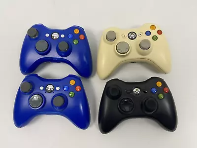 Xbox 360 Wireless Controller Lot Of 4 For Parts UNTESTED • $28.95