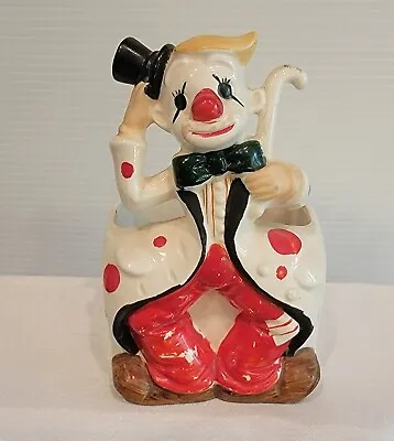 $21 • Buy Vintage Ceramic Clown Planter Japan A-371