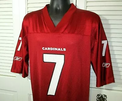 REEBOK  NFL Players  Home Jersey~Arizona Cardinals # 7 Leinart~Men's M~EUC! • $12.99