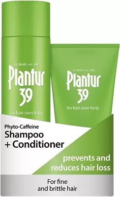 Plantur 39 Caffeine Shampoo And Conditioner Set Prevents And Reduces Hair Loss | • £14.70