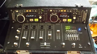 DJ Setup DENON DN-D4000 Professional Twin CD Player & KAM Mixer In Kamkase • £275