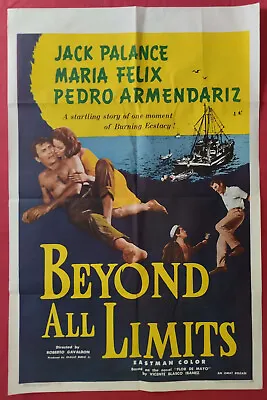 MARIA FELIX  FLOR DE MAYO   Beyond All Limits  Original US 1 Sheet Movie Poster • $19.99