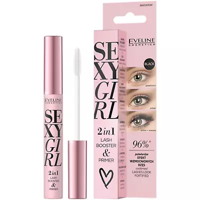 EVELINE Sexy Girl 2in1 Lash Booster Conditioner & Eyelash Base Primer 10ml *NEW* • £5.45