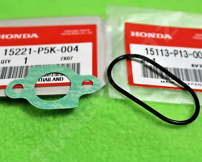 OEM Honda Oil Pump Gasket Engine Oil Pump Strainer Pick Up Gasket 2 Pc Kit H22 • $16.98