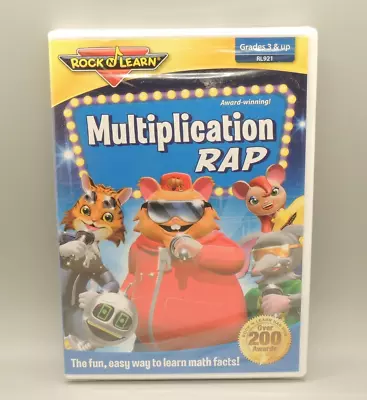 Rock N Learn- Easy Multiplication Rap DVD NEW Sealed Math Teaching Grade 3 & Up • $9.99