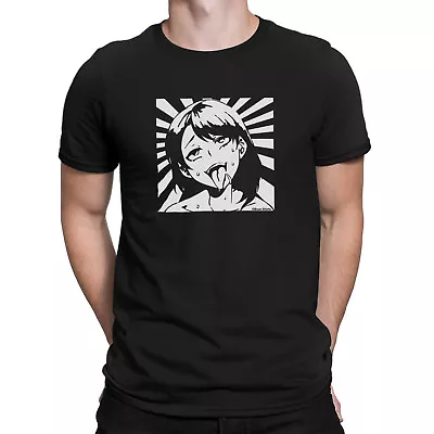 Mens Japanese ANIME T-Shirt Organic Cotton Hentai Manga Otaku Japan - GIRL Gift • £8.99