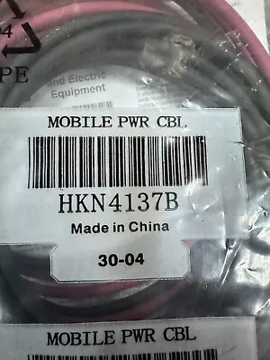 Motorola HKN4137B Power Cable To Battery 10' 15A • $15