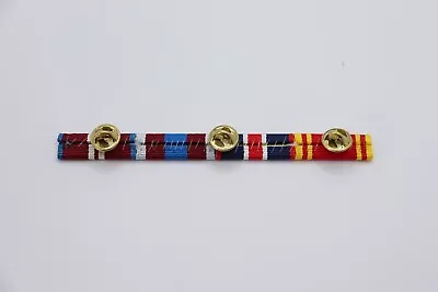 Queens Diamond Platinum Jubilee Coronation & Fire Service Medal Ribbon Bar • £14.95