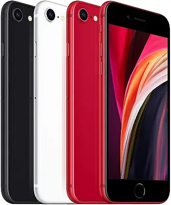 Apple IPhone SE 2nd Gen 64GB 128GB 256GB Black White Red (Unlocked) - Good • $103.99