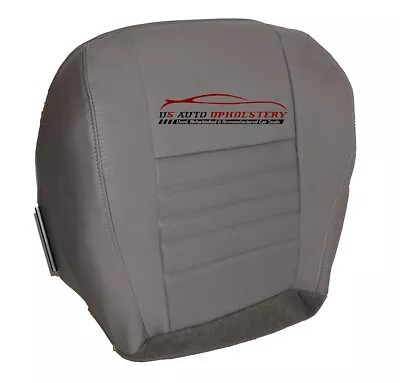 Replacement Driver Bottom Leather Seat Cover Gray Foam For 04  Mustang GT • $139.99