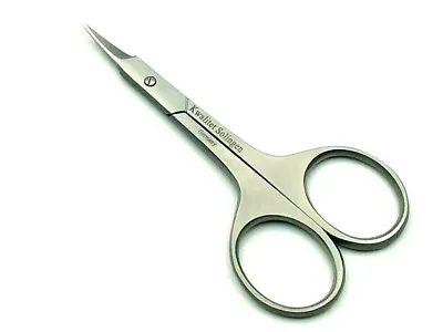 Solingen Cuticle Nail Curved Scissors Extra Thin Super Sharp Professional Cutter • $15.87