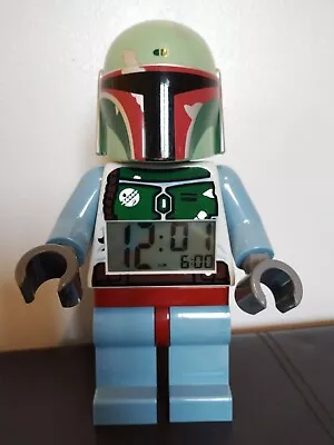 £38 • Buy Lego STAR WARS Boba Fett Figure Alarm Clock