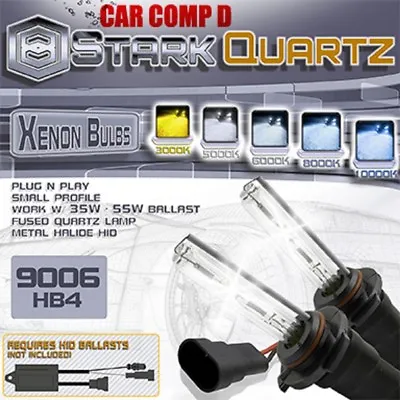 Stark 35W 55W HID Xenon Replacement Bulbs For Kit Low Beam Bulbs - 9006 HB4 (A) • $10.79