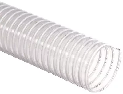 $381 • Buy Chipper And Shredder Vacuum Hose - 4  X 25' Flexadux PV R-3 Clear PVC Hose