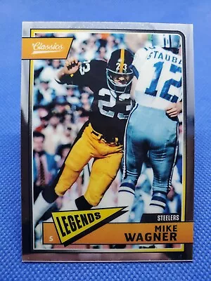 2018 Classics MIKE WAGNER Football Chrome Card #116 PITTSBURGH STEELERS • $1.50