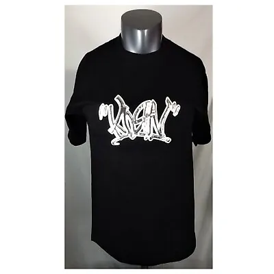 $25 • Buy Vintage 00’s Korn “Puffy Print” (Med) Black Band Concert Metal T-Shirt
