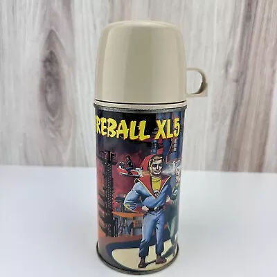 Vintage Fireball XL5 Metal Thermos W/ Plastic Cup - 1964 Thunderbirds Space 2072 • $51.96