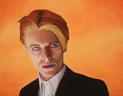 DAVID BOWIE The Man Who Fell To Earth High Quality Linen Textured Art Print • £38.55