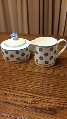 Villeroy &  Boch Polka Dots  Twist Anna Creamer And Sugar Set • $27