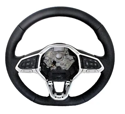 2020-21 VW Atlas + Cross Sport Black Leather OEM Steering Wheel 2GJ419089BTUY • $106.65