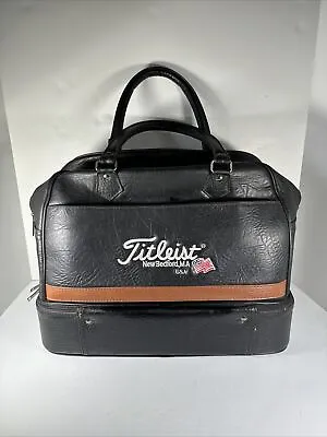 Vintage Titelist Carry Bag Traveler Plane Carry On Golf Two Tone Bedford RARE • $99.99