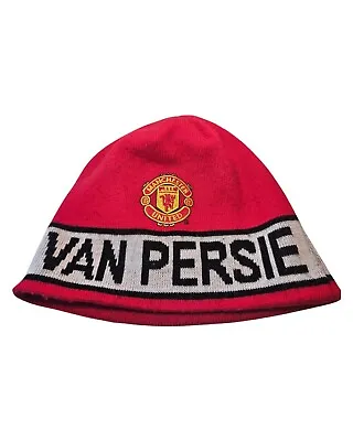 Vintage Manchester United Van Persie Winter Woolly Beanie Hat Collectable • £13.99
