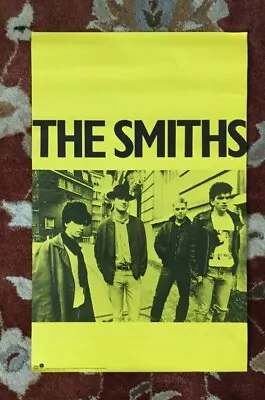 THE SMITHS  On Rough Trade Records  Rare Original Promotional Poster  MORRISSEY • $337.20