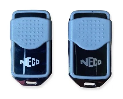 Neco Mark 1 Roller Shutter Garage Door Remote Control Fob X2 - Genuine • £27