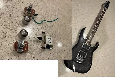 ** Ibanez RG Series RG4 EX1 Electric Guitar Pots Switch And Knobs * PARTS * • $50