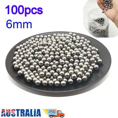 100x Steel Balls Bearing Precision Replacement Part Bike Bicycle Cycling Ball6mm • $8.89