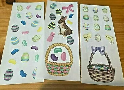 $1.80 • Buy Creative Memories Lot Of 3 Studio 2  X5  Stickers | Easter, Jelly Beans, Basket