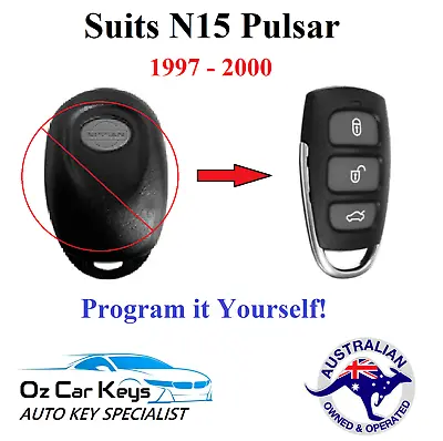 Remote Fob No Key Suits Nissan Pulsar N15  1995 1996 1997 1998 1999 2000 • $34.80