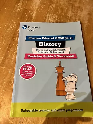 Pearson Edexcel GCSE History Crime & Punishment Revision Guide • £0.99