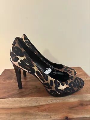 Mossimo Leopard Print Heels Size 9 4”Heel EUC • $7