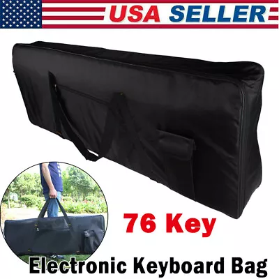 76-Key Keyboard Electric Piano Padded Case Gig Bag Oxford Cloth For Casio Yamaha • $27.99