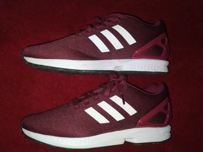 £5.99 • Buy Mens Adidas ZX Flux Torsion Burgundy White Trainers UK 7 Excellent Condition