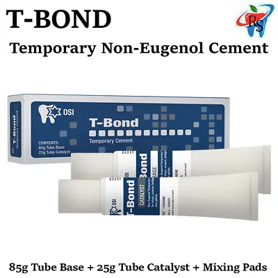 T-Bond Temp Bond Dental Temporary Crown And Bridge Non-Eugenol Cement 110g TOTAL • $29.90