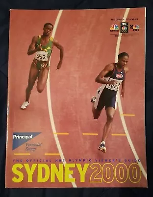 Official NBC Olympic Viewer's Guide Sydney 2000 Summer Olympics Jones/Campbell • $14.99