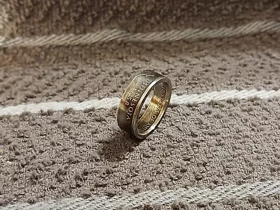 Minnesota 90% Silver Washington Quarters Coin Ring Size 7   2005 Handcrafted • $34