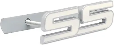 1Pc Grille Front Door SS Emblem 3D Badge For 06-10 IMPALA  15211285 White • $11.05
