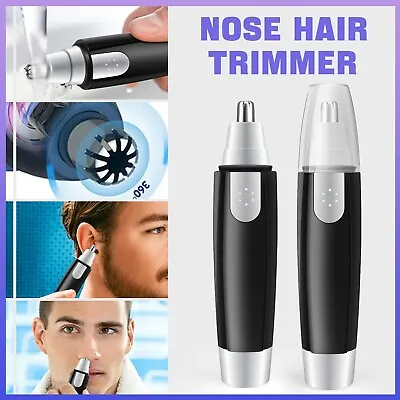 Electric Nose Ear Hair Trimmer Face Eyebrow Mustache Beard Shaver Clipper Unisex • $5.99