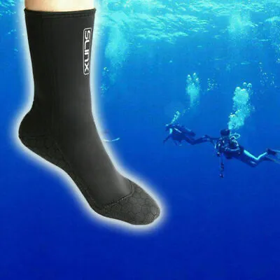 3mm Neoprene Swim Scuba Surfing Kayaking Diving Socks Water Sport Wetsuit Boot U • £15.58