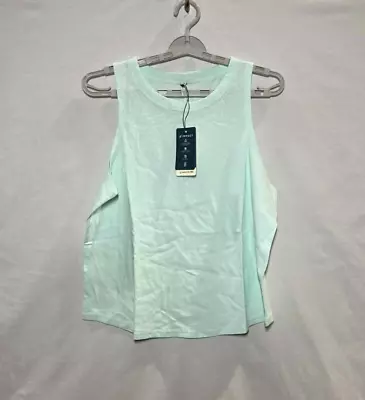 United By Blue Women's Organic High-Neck Tank Top - Light Aqua S • $9.99