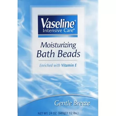 Vaseline Intensive Care Moisturizing Bath Beads Gentle Breeze 24 Oz Vitamin E • $29.99